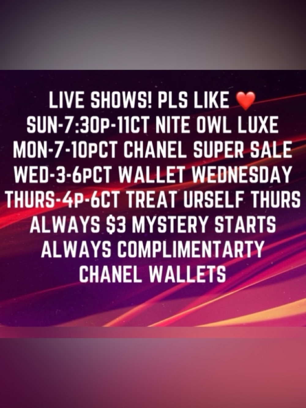 LIVE 3-6P CT SAT 4/18
